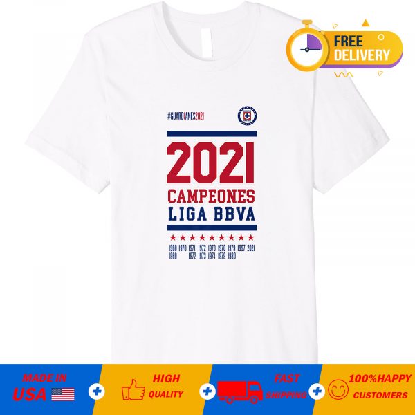 2021 Campeones Liga Bbva Football T-Shirt