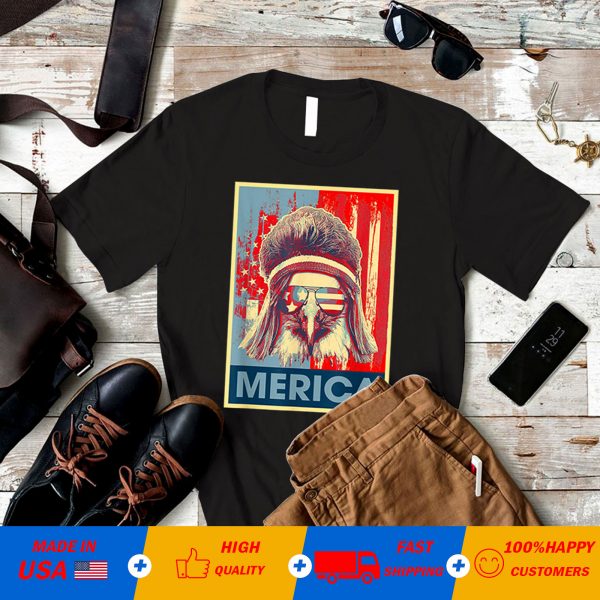 4th Of July Eagle Mullet American Flag ‘merica Shirt