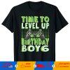 6th Birthday Boy Six Years Old Level 6 Unlocked Video Gamer T-Shirt