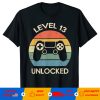 Level 13 Unlocked Camiseta 13th Video Gamer T-Shirt