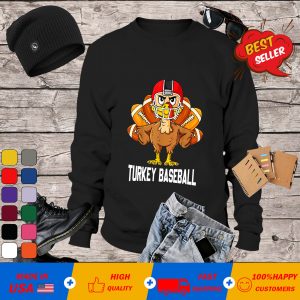 Drunk Turkey Baseball Sweatshirts