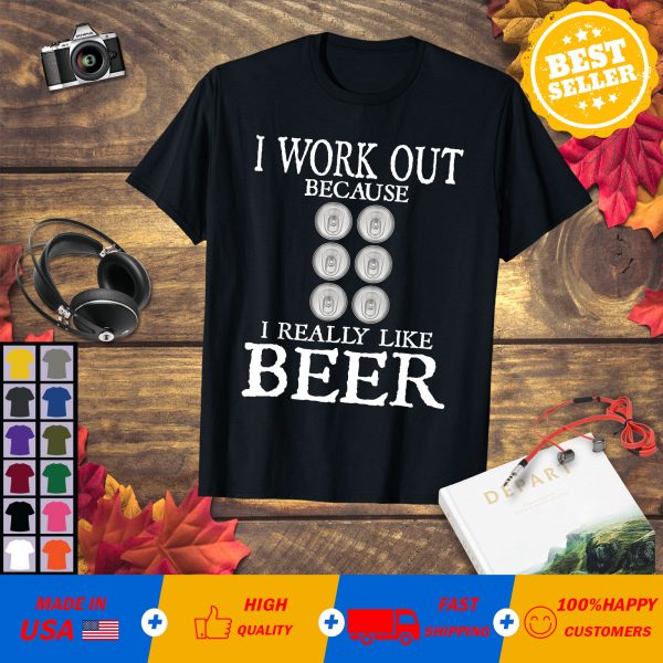 Mens Dad Bod Working On My Six Pack Funny Beer Father's Day Gift T-Shirt