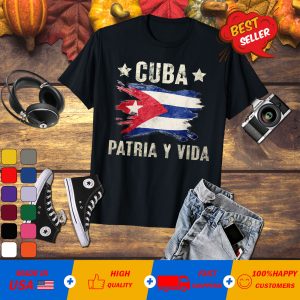 Sos Cuba Flag Cuba Cuban Flag T-Shirt