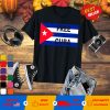 Free Cuba Retro Cuban Flag Design T-Shirt