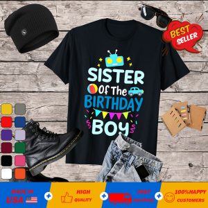 Mom Birthday Boy Family Birthday Party T-Shirt