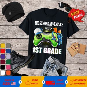 I'm Ready to Crush 1st Grade Back to School Video Game T-Shirt