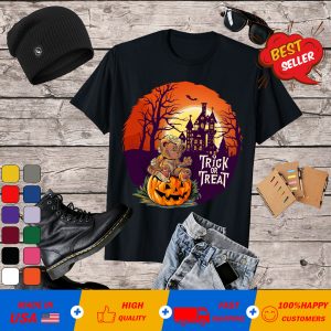 Halloween Pumpkin Mens T-Shirt Trick Or Treat Kleidung & Accessoires Shirts & Hemden