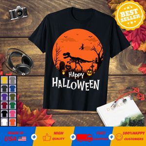 Kids Halloween Shirts, Halloween Dinosaur Family T-Shirts