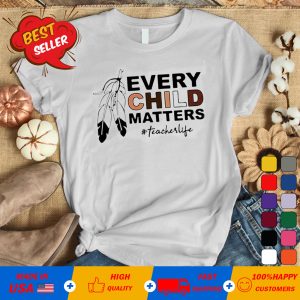 Every Child Matters Teacher Life Feather T-shirts