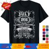 Vintage 85 Years Old July 1936 85th Birthday Gift Idea T-Shirt