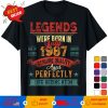 Legend Were Born in Julio 1987 34 años 34 cumpleaños camiseta T-Shirt