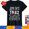 July 1982 Shirt 39 Years Of Youth, Maturity And Wisdom T-Shirt