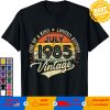 36th Birthday Gifts 36 Years Old Retro Born In July 1985 T-Shirt