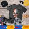 Skull USA Flag Tshirt Unisex & Kids - Gothic, American, Grunge T-shirt