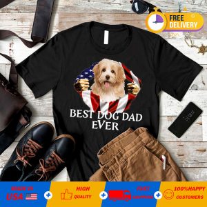Blood inside Me American flag best dog dad ever T Shirt