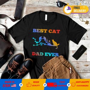 Meilleur Cat Dad T-Shirt Classique