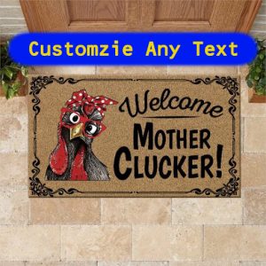 Chicken Welcome Mother Clucker Doormat