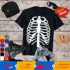 Skeleton Rib Cage T Shirt - Halloween Tee Shirt