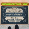 Love Destiny Fate Psychic Readings Book Your Reading Today Personalized Doormat Custom Name Welcome Floor Mat, Housewarming Doormats Gift