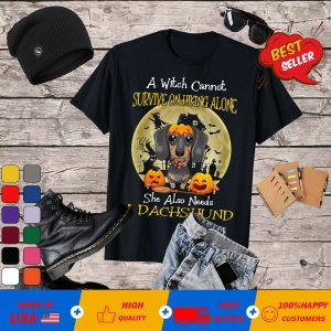 A Witch Cannot Survive On Hiking Alone She Needs A Corgi T-Shirt