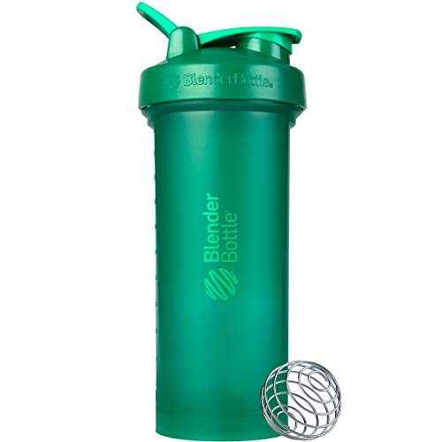 BlenderBottle Classic V2 Shaker Bottle Perfect for Protein Shakes and Pre Workout, 45-Ounce, Emerald Green