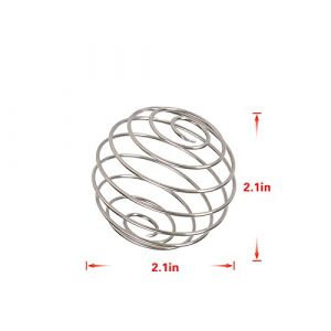 6 PCS 2 inches Shaker Balls, 304 stainless steel Shaker Bottle Ball Replacement，Whisk Ball Milkshake Protein Wire Mixer Mixing Cup Blend Shaker Bottle replace individual package