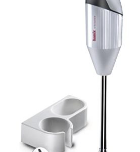Bamix Pro-2 G200 Professional Series NSF Rated 200 Watt 2 Speed 3 Blade Immersion Hand Blender with Wall Bracket