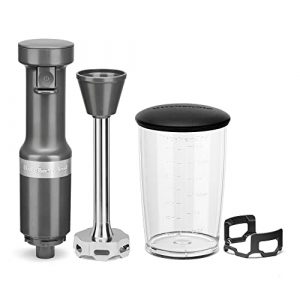 KitchenAid Variable Speed Corded Hand Blender - KHBV53, Matte Charcoal Grey, 8 in