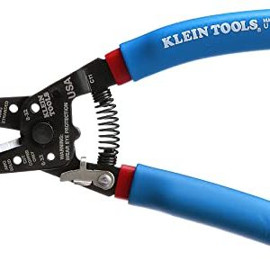 Klein Tools 11057 Wire Cutter / Wire Stripper, Heavy Duty Wire Cutter Stripper for 20-30 AWG Solid Wire and 22-32 AWG Stranded Wire