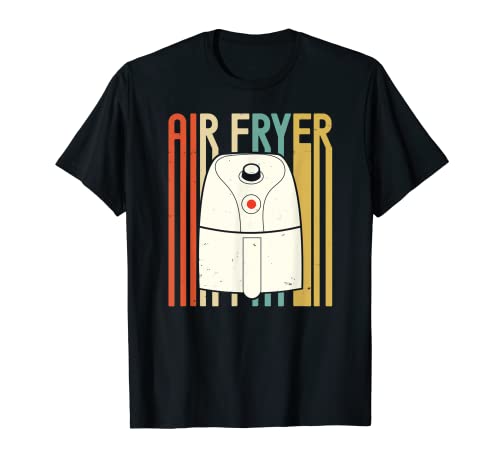 Air Fryer Master Cook Food Lover Foodie Retro Chicken Wings T-Shirt