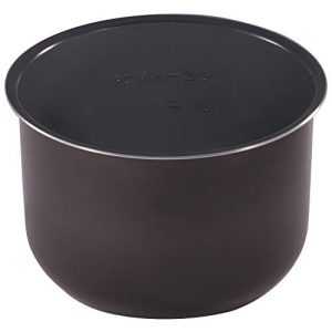 Instant Pot Ceramic Non Stick Interior Coated Inner Cooking Pot 8 Quart & Silicone Steamer Basket