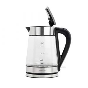 Kalorik 1.7L Rapid Boil Electric Kettle with Blue LED, Stainless Steel