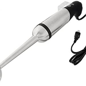 All-Clad KZ750D Stainless Steel Immersion Blender with Detachable Shaft and Variable Speed Control Dial, 600-Watts, Silver