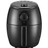 FRIGIDAIRE EAF180-BLACK, 1.8 Qt Air Fryer-Oil-Free Healthy Cooking-Digital Controls-Removable, Dishwasher-Safe Pan and Tray, 1.8qt, Black