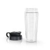 BLACK+DECKER PowerCrush Personal Blender Jar with Travel Lid, Clear, PBJ1650