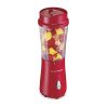 Hamilton Beach (51101R) Personal Blender with Travel Lid, Single Serve, For Shakes & Smoothies, Red (Renewed)