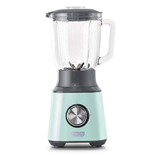 Dash Quest Countertop Blender 1.5L with Stainless Steel Blades for Coffee Drinks, Deserts, Frozen Cocktails, Purées, Shakes, Soups, Smoothies & More - Aqua