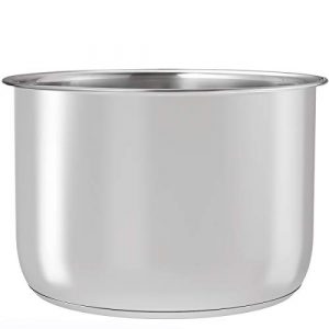 Goldlion Stainless Steel Inner Pot Compatible with Ninja Foodi 8 Quart Accessories Replacement Insert Liner