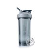 BlenderBottle Shaker Bottle Pro Series Perfect for Protein Shakes and Pre Workout, 28-Ounce, Pebble Grey