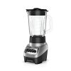 BLACK+DECKER PowerCrush Multi-Function Blender with 6-Cup Glass Jar, 4 Speed Settings, Silver