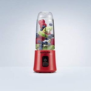 nutribullet GO Portable Blender for Shakes and Smoothies, 13 Ounces, 70 Watts, Red, NB50300R