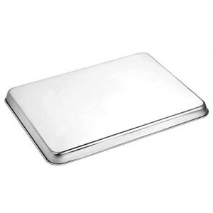 Wildone Baking Sheet Set of 3, Stainless Steel Cookie Sheet Baking Pan, 9/12/16 Inch, Non Toxic & Heavy Duty & Easy Clean
