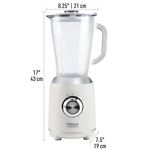 Haden Heritage 56 Ounce 5-Speed Retro Blender with Glass Jar