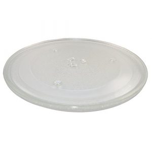 HQRP 10" / 25.5cm Glass Turntable Tray Compatible with Maytag, Magic Chef, Samsung, GE General Electric, Panasonic, JcPenney, Oster, Emerson, Daewoo, Rival, Ewave Microwave Oven Plate 10-inch 255mm