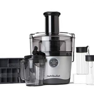 NutriBullet Juicer Pro Centrifugal Juicer Machine for Fruit, Vegetables, and Food Prep, 27 Ounces/1.5 Liters, 1000 Watts, Silver, NBJ50200