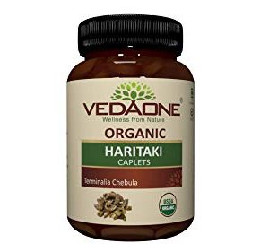 Vedaone USDA Organic Haritaki(Harde) 750mg 60 Caplets