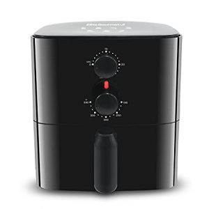 Elite Gourmet EAF-3218 Personal 1.1Qt. Compact Space Saving Electric Hot Air Fryer Oil-Less Healthy Cooker, Timer & Temperature Controls, PFOA Free, 1.1 Quart, Black