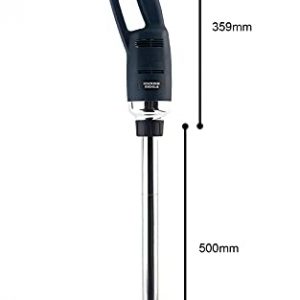 Li Bai Commercial Immersion Blender 20'' Heavy Duty Hand Blender For Home Restaurant Hand Emersion Blenders Electric Stick Blender with Speed Control 500W Motor Removable Shaft 2500rpm to 15000rpm