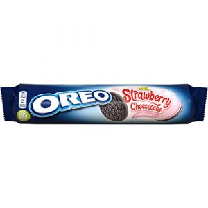 Oreo Strawberry Cheesecake Biscuits 154g