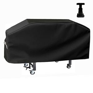Griddle Cover for Blackstone 1554 1560 1565 1825 1836, Camp Chef FTG 600, 4 Burner Blue Rhino Razor Grill, 36 Inch Waterproof 600D Polyester Outdoor BBQ Flat Top Gas Grill Cover with Support Pole